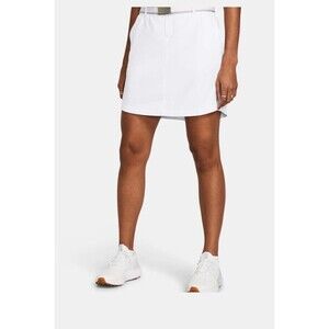 NWT Under Armour White Size 10 Golf Tennis Skirt skort shorts $75 1272345 FLAW